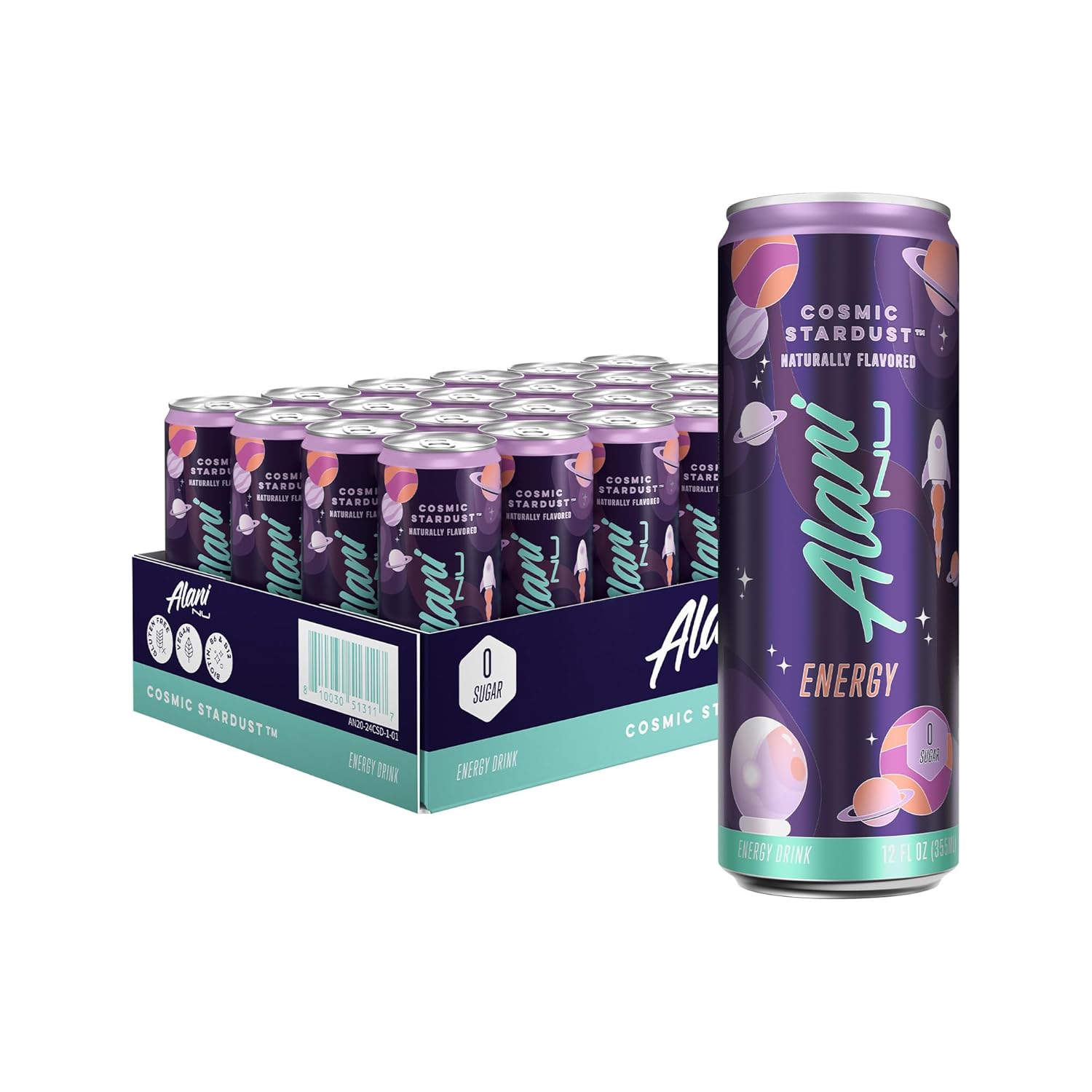 200mg caffeine from natural sources including green coffee and guarana seed extract
