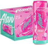 Alani Nu Pink Slush Energy Drink – Sugar-Free Self-Care Ritual Can with Biotin and B Vitamins, 12 fl oz 12 Pack