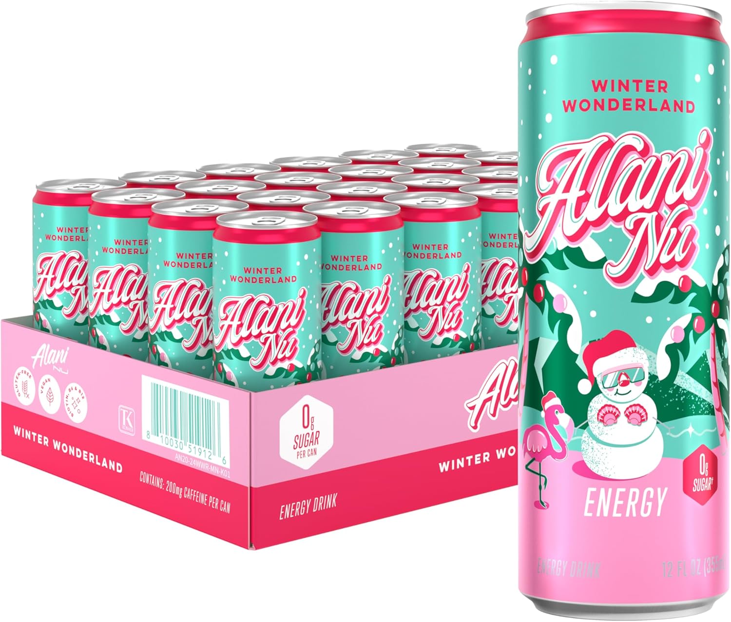 200mg natural caffeine per 12 fl oz can