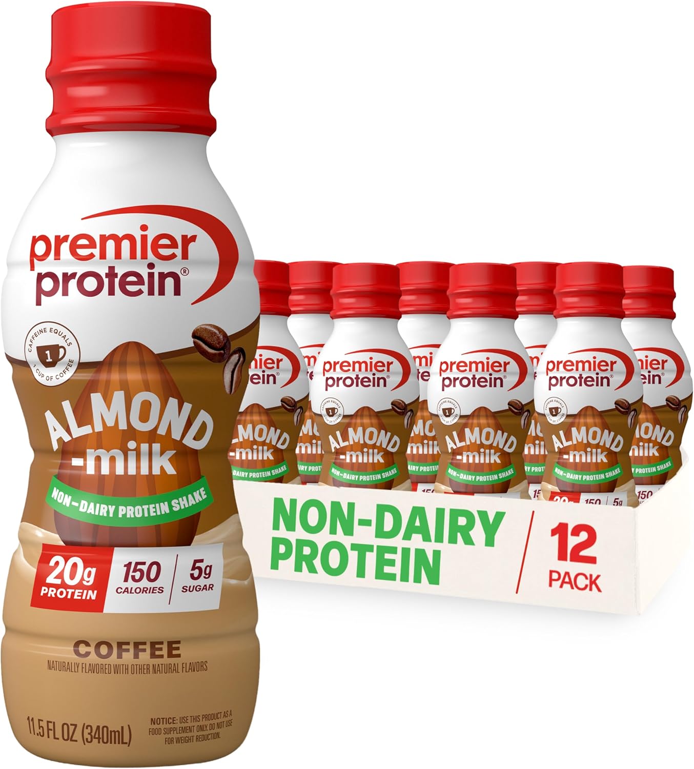 20g plant-based protein per 11.5 fl oz shake