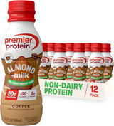 Premier Protein Coffee Protein Shake – Focus Fuel for Remote Workers and Home Office Mornings, 20g Plant Protein, 12 Pack