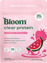 Bloom Clear Protein – Bedside Nightly Recovery Drink, Collagen & Whey for Self-Care Rituals