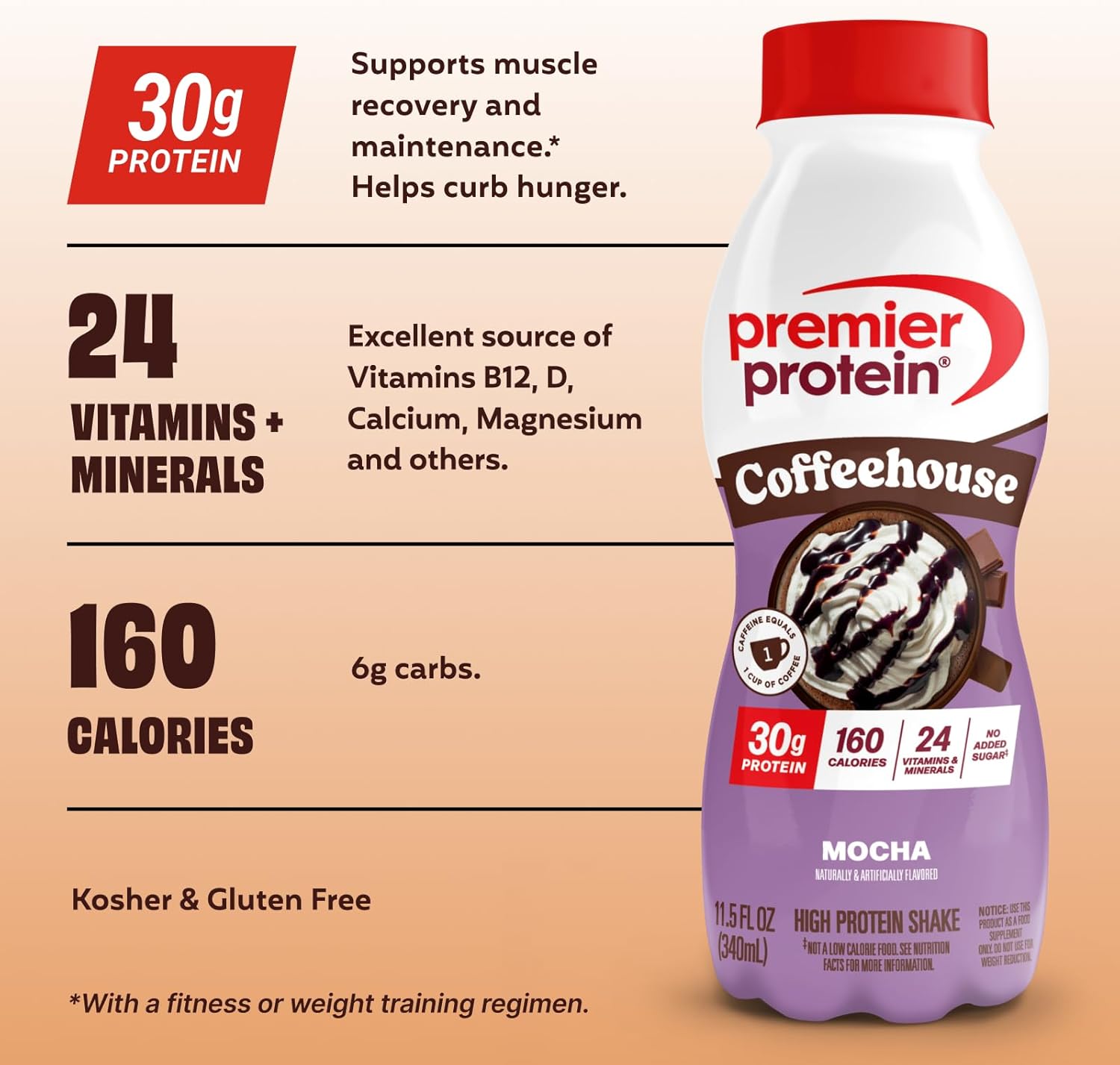 24 added vitamins and minerals for daily nutritional support
