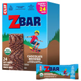 Zbar Chocolate Brownie Soft-Baked Granola Bars — Lunchbox Snack Pack for School-Aged Kids, 24 Individually Wrapped Bars