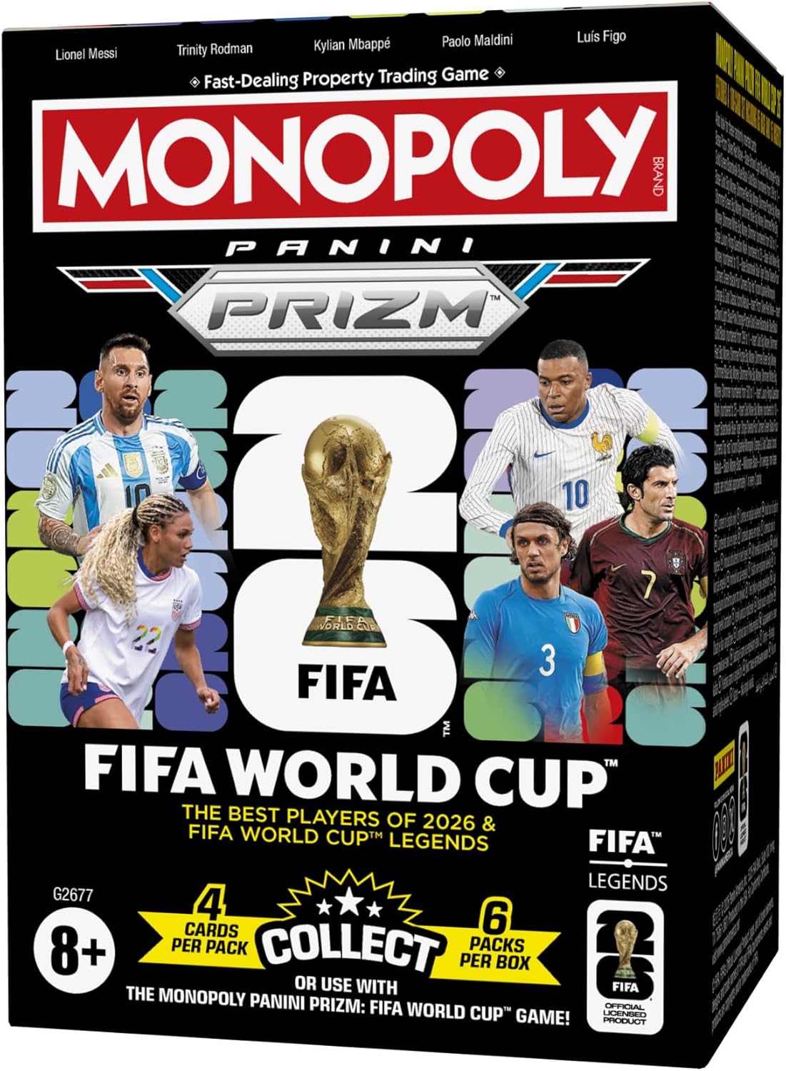 24 fifa world cup trading cards packaged in 6 foil packs of 4 cards