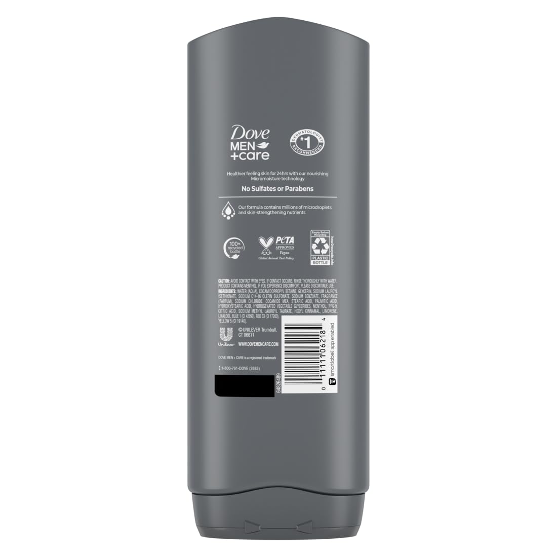 24-hour micromoisture technology with plant-based moisturizers and glycerin