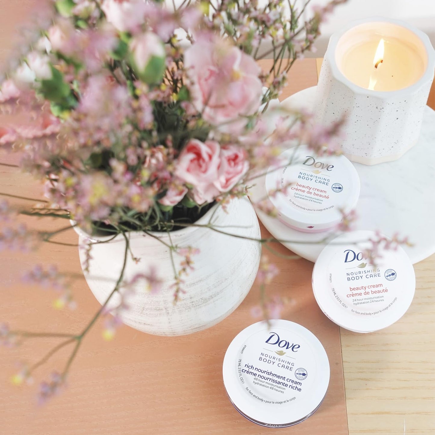 24-hour moisture lock enriched with natural skin nutrients and essential oils