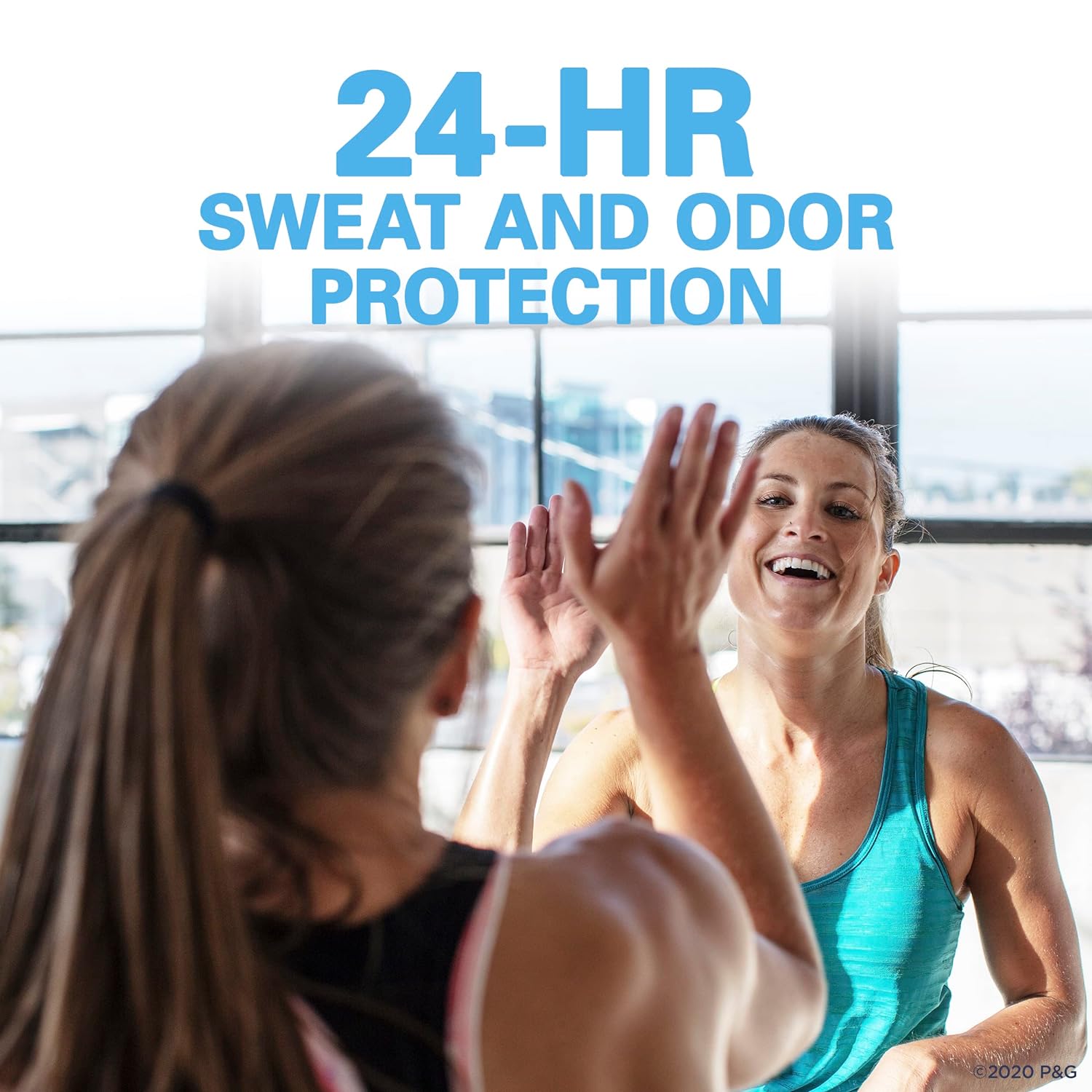 24-hour sweat and odor protection