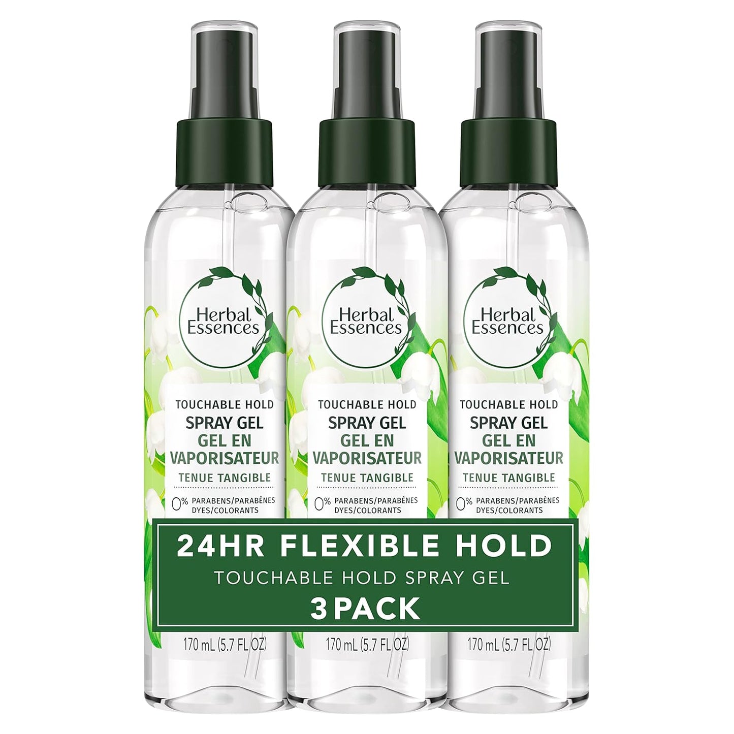 24-hour touchable hold formula in an aerosol spray-gel format