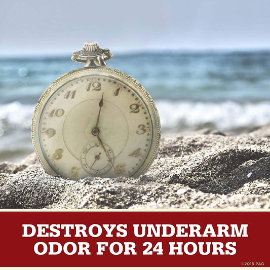 24-hour underarm odor destruction