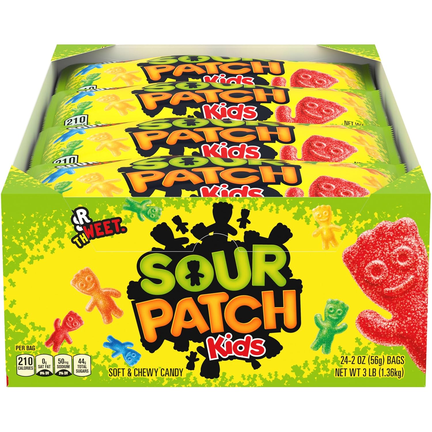 24 individually wrapped 2 oz bags for portion control and freshness