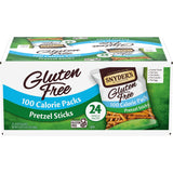 Snyder's of Hanover Gluten Free Pretzel Sticks – Nut-Free School Lunchbox Snack, 100 Calorie Packs, 24 Ct