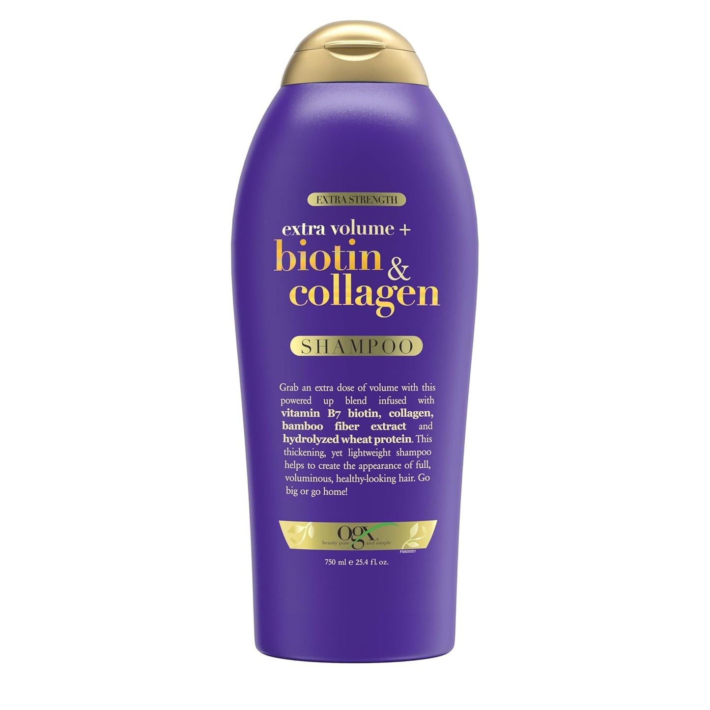 25.4 fl oz liquid shampoo in single bottle or pack of 2 value bundle