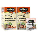 Herbacil Te de Cuachalalate – Pantry Aesthetic Herbal Tea with Warm Brown Color for Kitchen Display