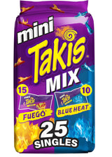 Takis Mini Bite Size Variety Pack – Back-to-School Lunchbox Snacks for Kids, 25 Individually Wrapped Pouches