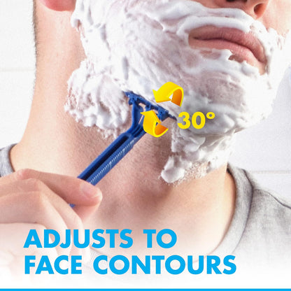 25 razors per box for long-lasting supply