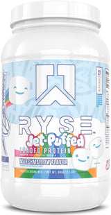 RYSE Loaded Protein Powder – Jet-Puffed Marshmallow – Daily Wellness Shake for Gut Comfort and Lean Recovery – 25g Whey Isolate with Prebiotic Fiber