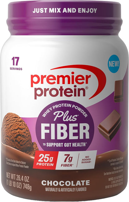 25g whey protein per serving to fuel muscle growth and maintenance