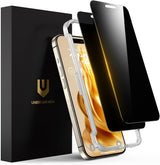UNBREAKcable Privacy Screen Protector for iPhone 16 Pro Max – Anti-Spy Shield for Crowded Commutes and Public Transit, 9H Shatterproof Tempered Glass 2-Pack