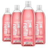 Method Pink Grapefruit Foaming Hand Soap Refill – Hydrating Cleanser for Mindful Bath and Bedtime Routines