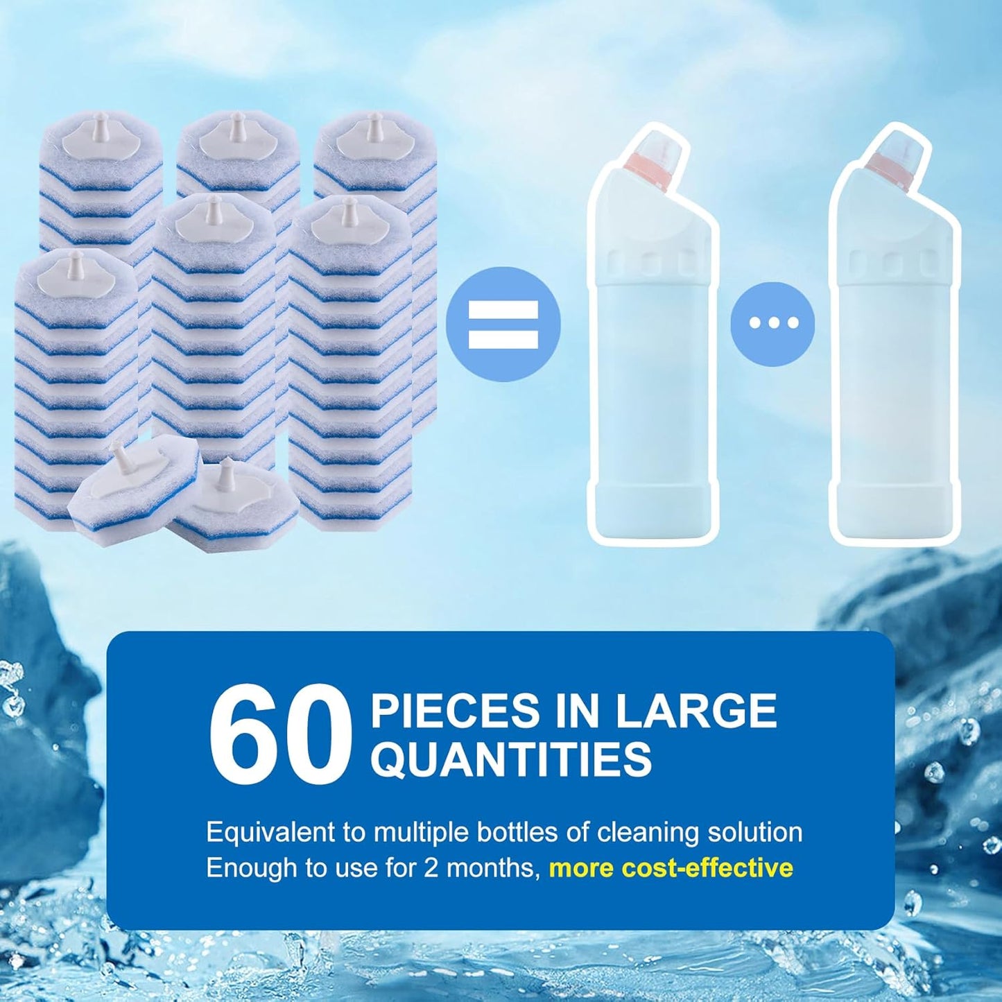 2mm thickened central cleaning layer with preloaded cleaning solution