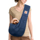 Dark Blue - M - Zip Pocket & Classic Strap