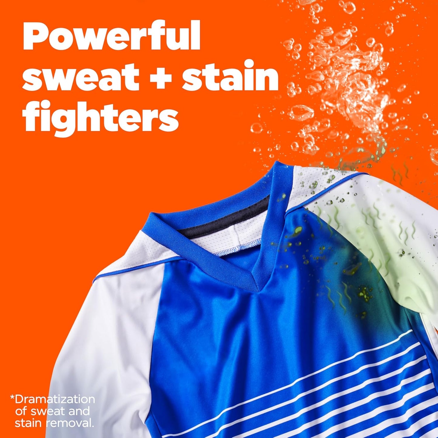 2x cleaning ingredient concentration vs. leading baking-soda-based liquid detergent