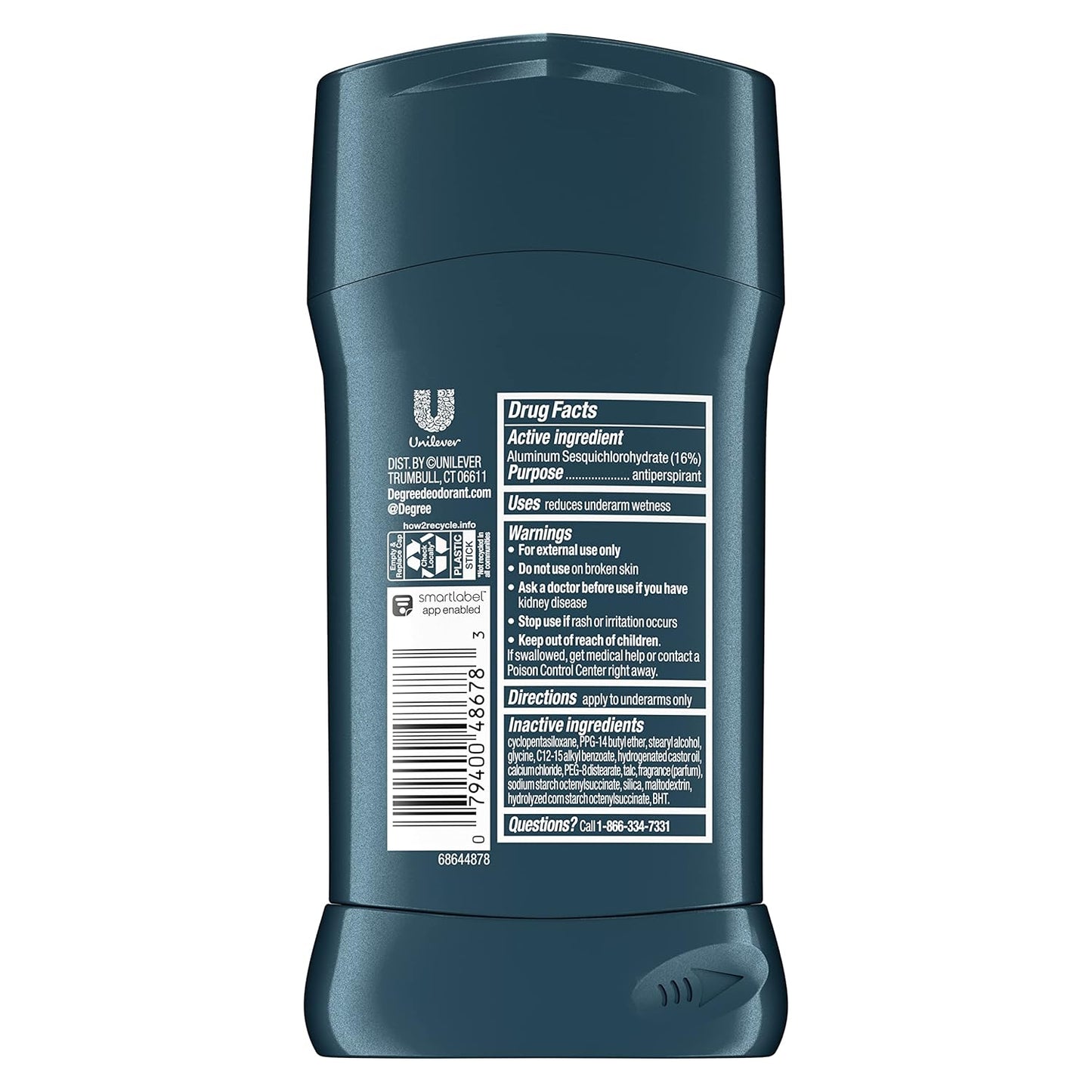 2x stronger sweat protection versus a standard antiperspirant