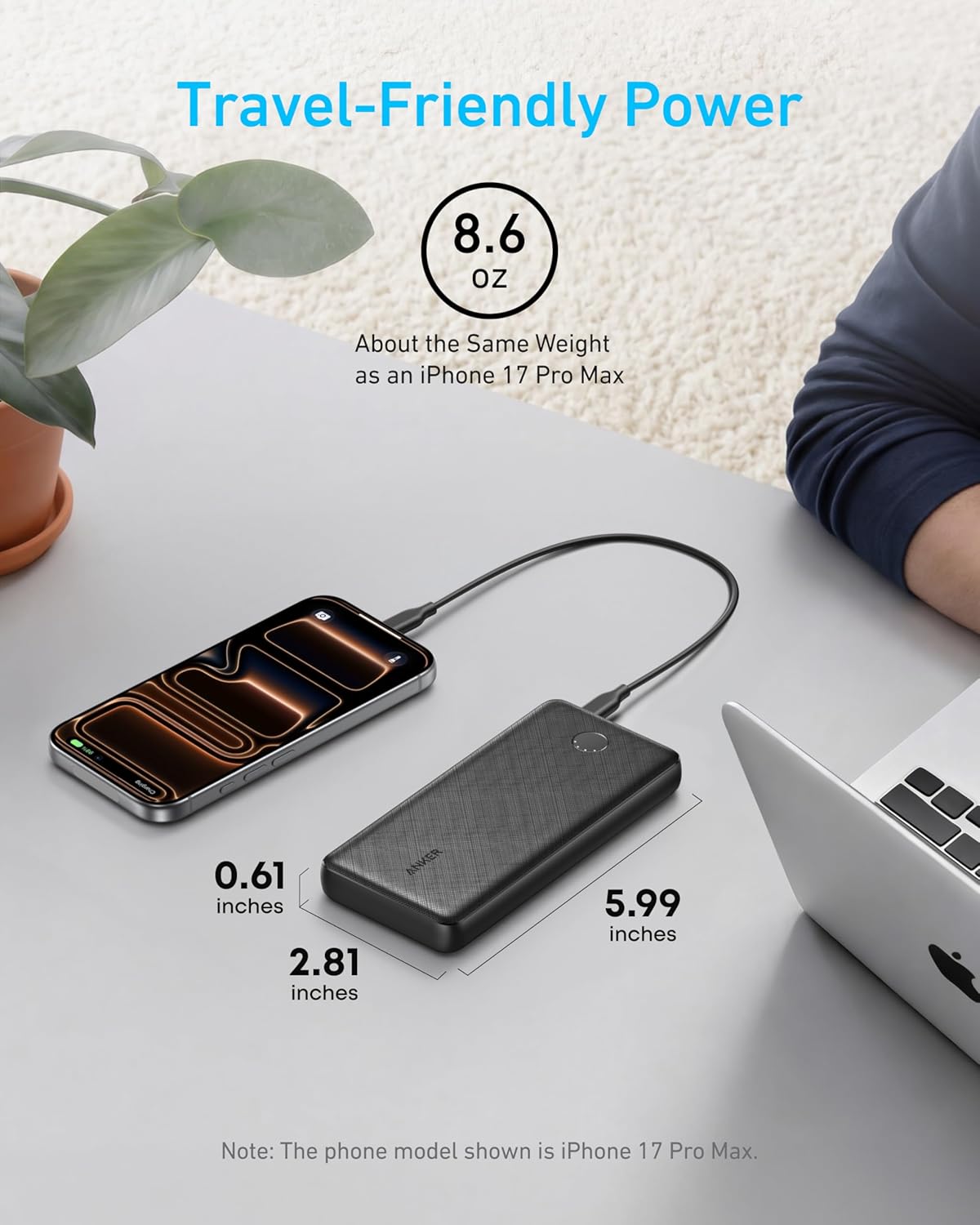 3.2 ft drop-test certified durable exterior with scratch resistance