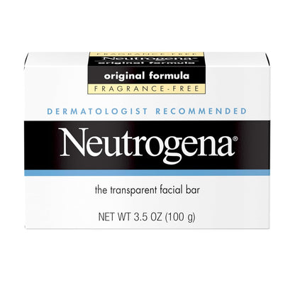 3.5 oz transparent glycerin-rich cleansing bar with clean-rinsing lather