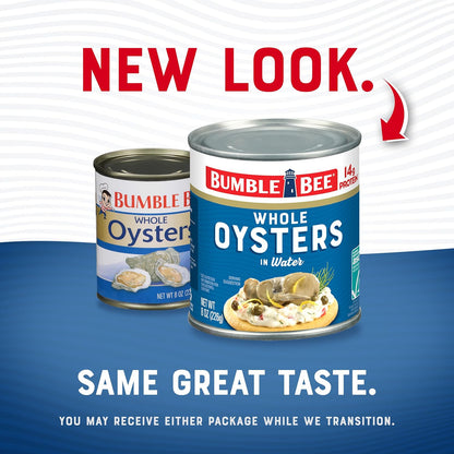 3.75 oz and 8 oz can sizes offered in packs of 1, 3, 4, and 12