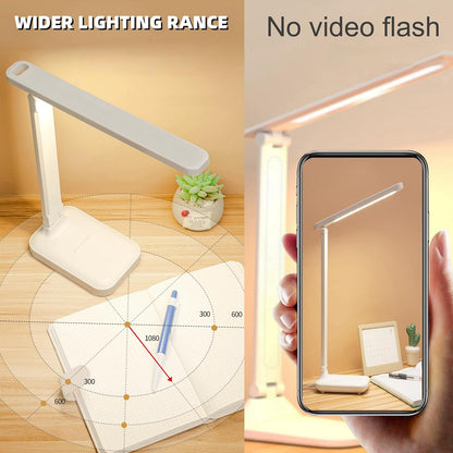 3 color temperature modes (warm white and cool white) and 5 brightness levels
