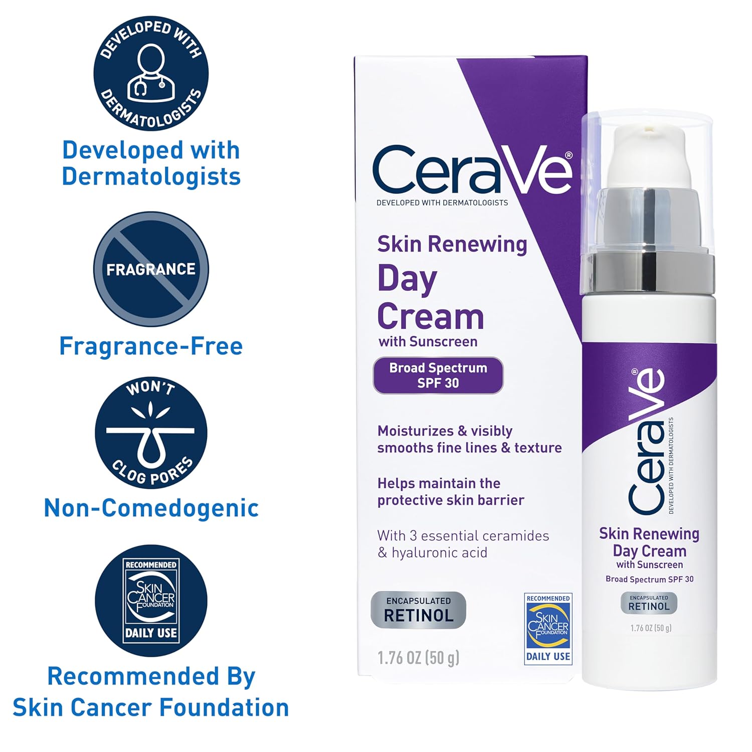 3 essential ceramides (1, 3, 6-ii) to restore and maintain the skin's natural barrier