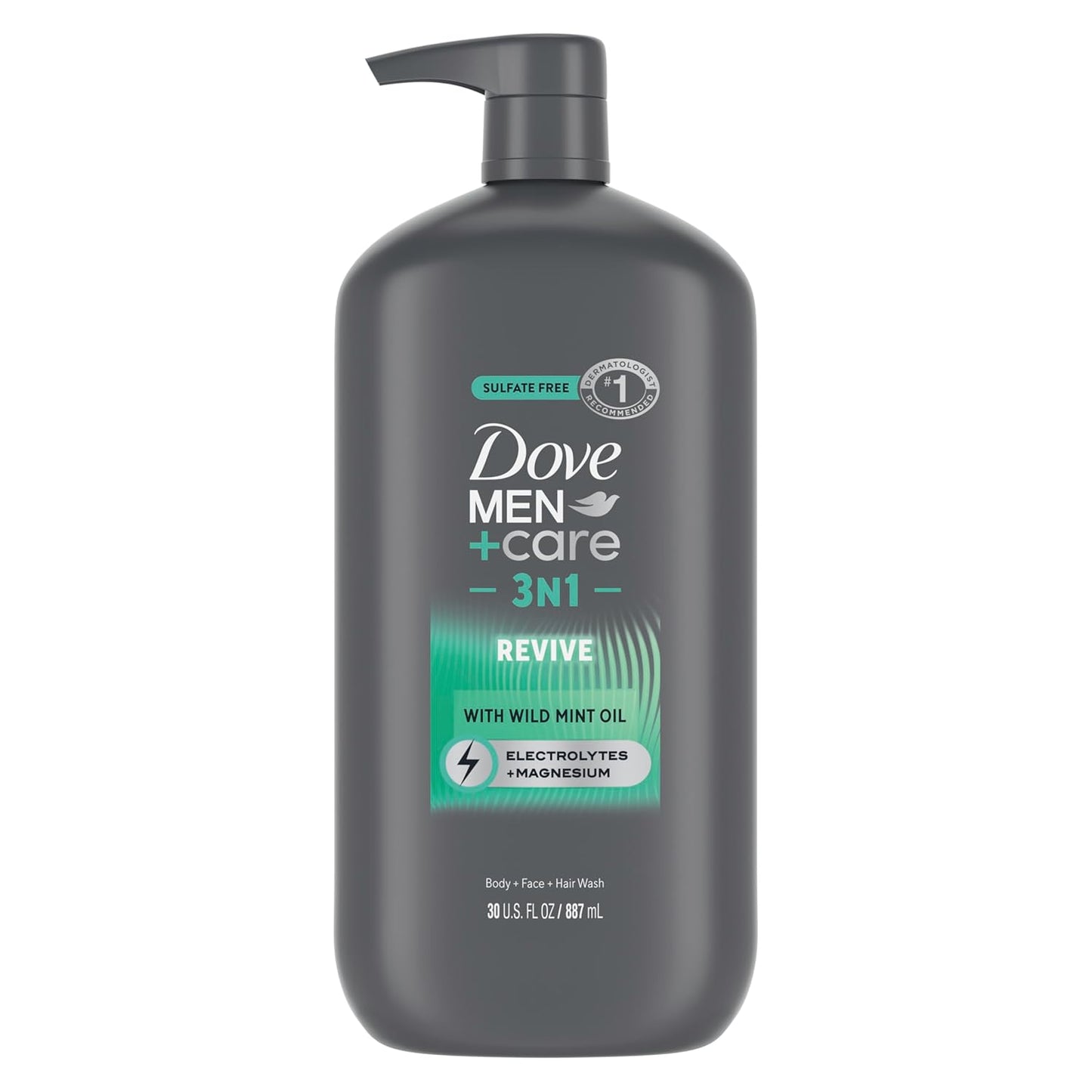 3-in-1 body and face wash formula in a single gel product