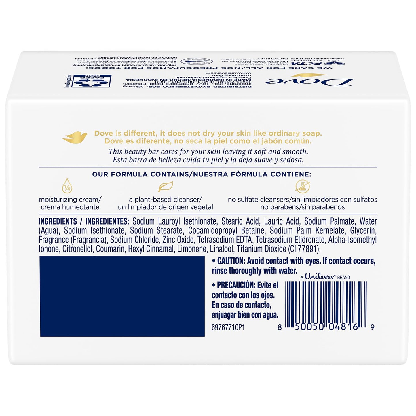 3-in-1 formulation certified for face, body, and hand use