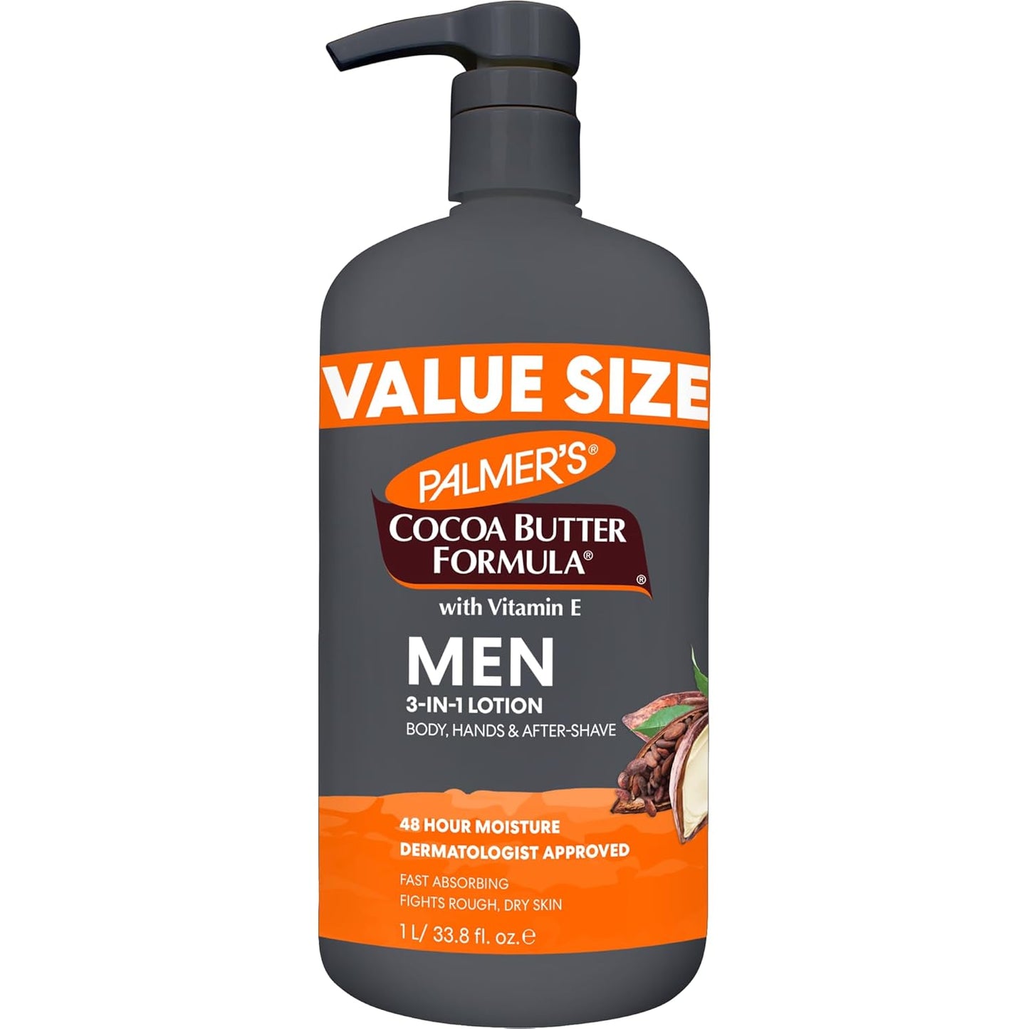 3-in-1 multi-use formula works as body lotion, face moisturizer, and after-shave
