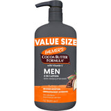 Palmer's Cocoa Butter Formula Men's 3-in-1 Lotion for the Office Desk Drawer, Quick Morning Hydration Before Work