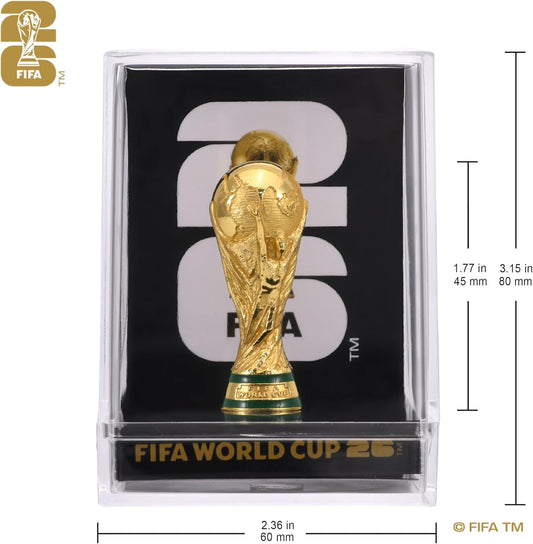 3-inch 3d sculpted trophy replica with polished gold-tone finish