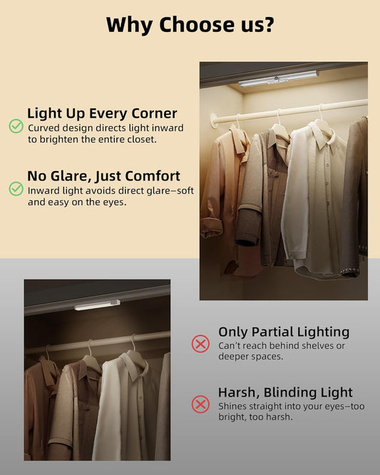 3 operating modes: always on, all-day motion, and night motion (darkness only) with 20s auto shutoff