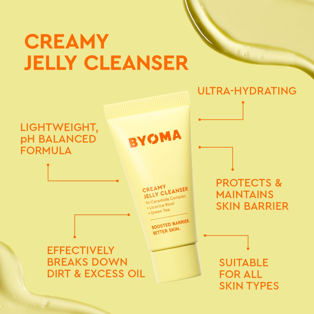 3-product set: creamy jelly cleanser (30ml), hydrating serum (15ml), gel-cream moisturizer (15ml)