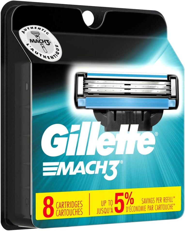 3 progressively positioned blades for a single-stroke close shave