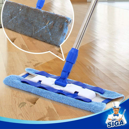 3 reusable machine-washable microfiber refills plus 1 dirt removal scrubber included