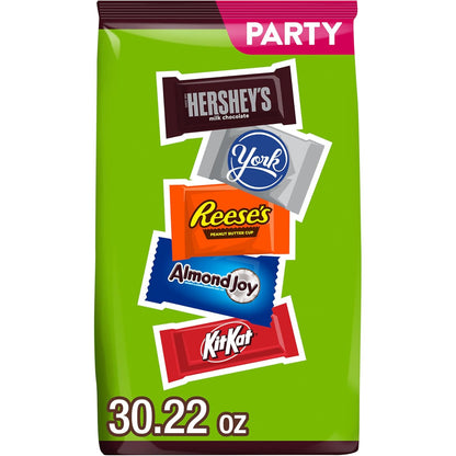 30.22-ounce bulk party pack with two size variants (pack of 1 and snack/fun size)