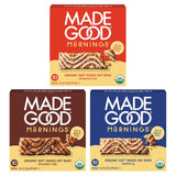 MadeGood Mornings Soft-Baked Oat Bars – Nut-Free Snack for School Lunchbox Variety Pack (30 Count)
