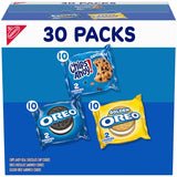 Nabisco Sweet Treats Cookie Variety Pack – Holiday Stocking Stuffer Snack Gift, 30 Pouches of OREO and CHIPS AHOY!