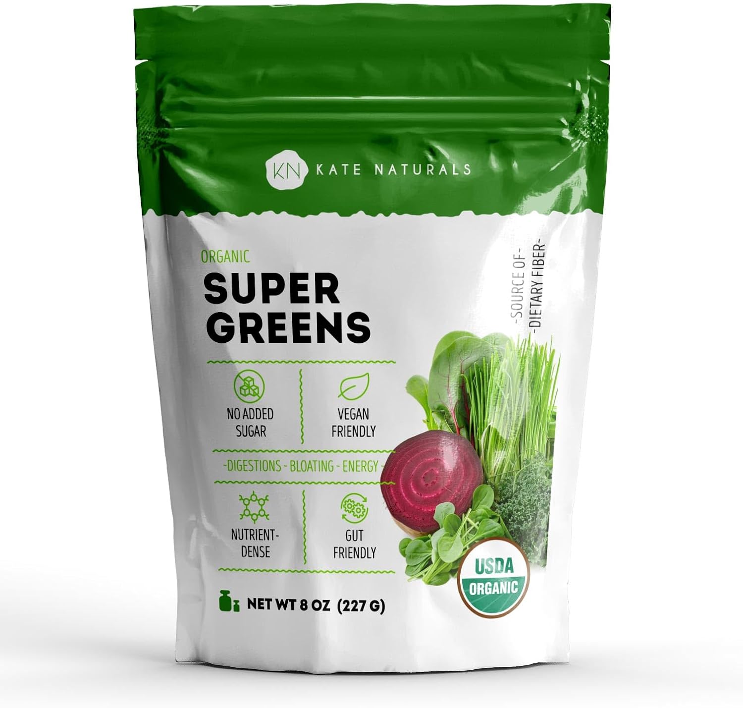 30 servings per 8oz container (approx. one month supply)