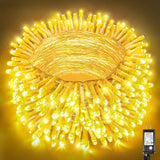 Xmars 300 LED Warm White String Lights – 100ft 8 Mode Cozy Housewarming Gift for Her, Bedroom & Patio Decor