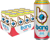 Bang Energy Sour Ropes Sugar-Free Energy Drink 16oz Pack of 12 for Home Office Focus and Long Study Sessions