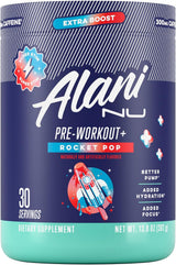 Alani Nu Pre Workout Powder for Mindful Fitness Routines, Clean Vegan Energy for Home Workouts