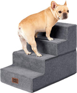 EHEYCIGA Dog Stairs for Bed 18" – Thoughtful Gift for New Puppy Parents and Senior Pet Owners